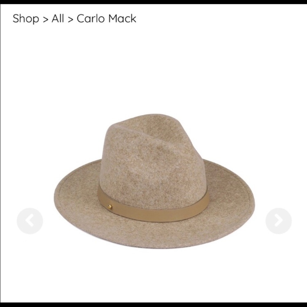 Lack Of Color brand wide brimmed hat, Carlo Mack